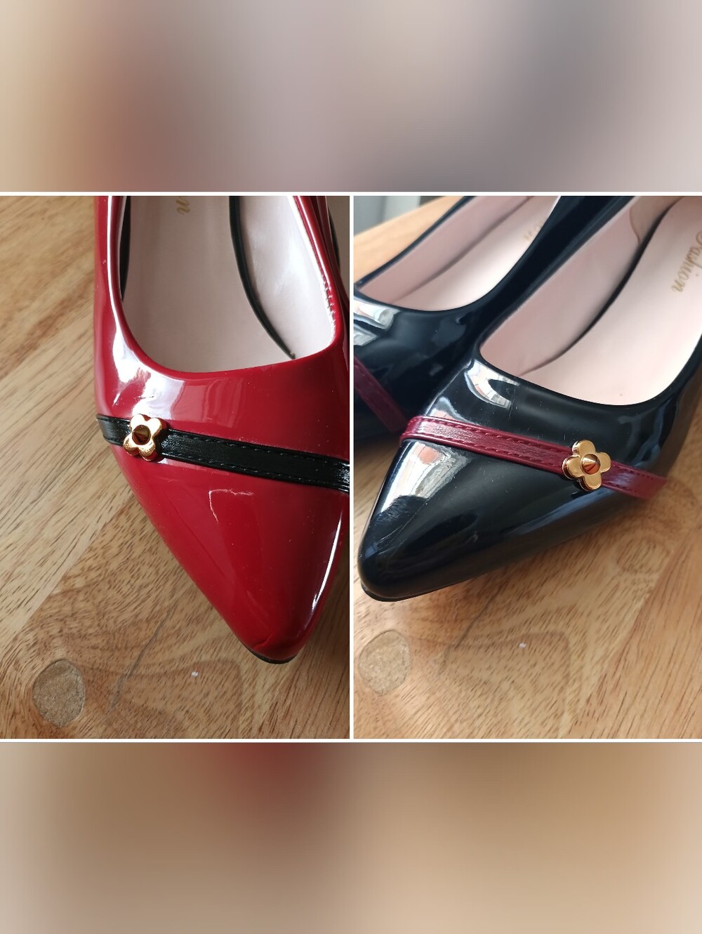 Two Women’s Short Heel Shoes